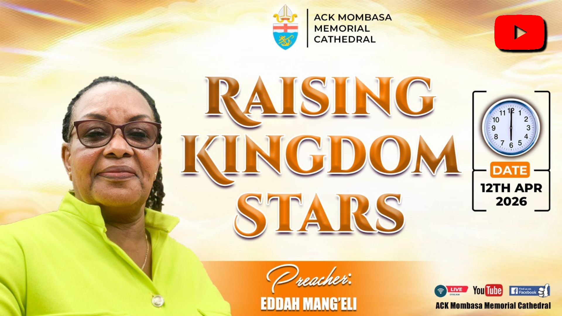 SERVICE SERMON: RAISING KINGDOM STARS